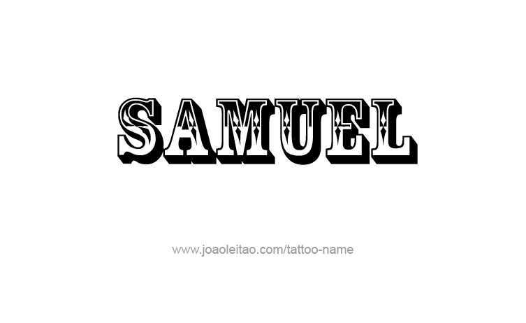 Tattoo Design Prophet Name Samuel