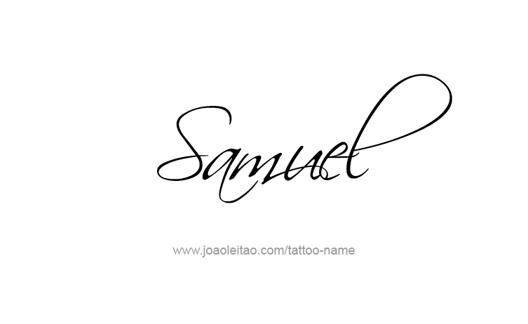 Tattoo Design Prophet Name Samuel