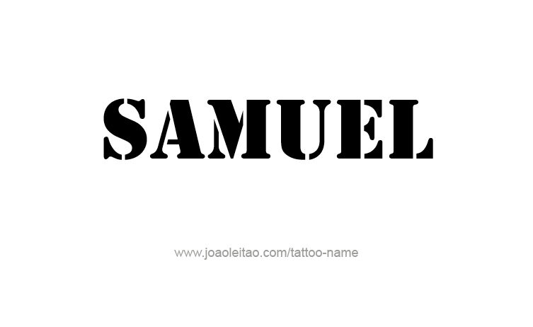 Tattoo Design Prophet Name Samuel