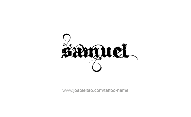 Tattoo Design Prophet Name Samuel