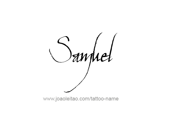 Tattoo Design Prophet Name Samuel