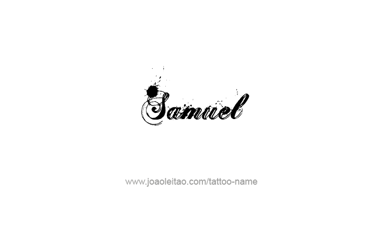 Tattoo Design Prophet Name Samuel