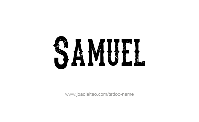 Tattoo Design Prophet Name Samuel