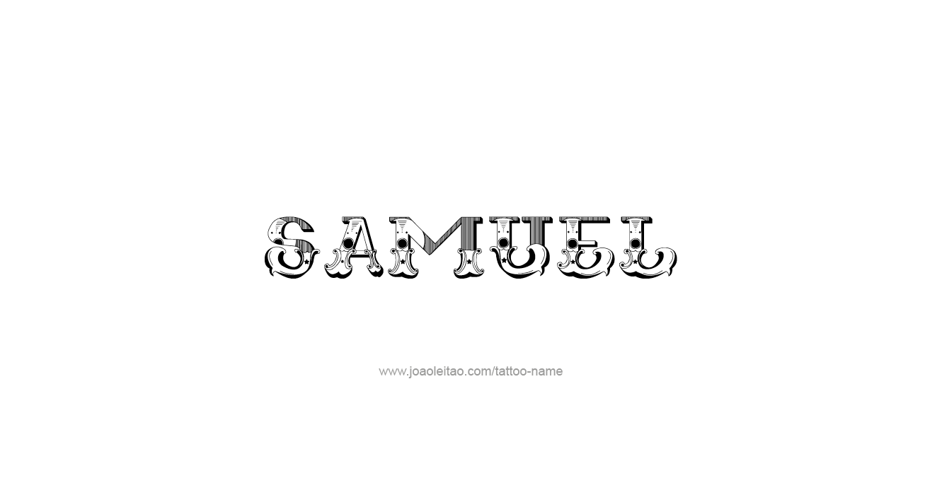 Tattoo Design Prophet Name Samuel