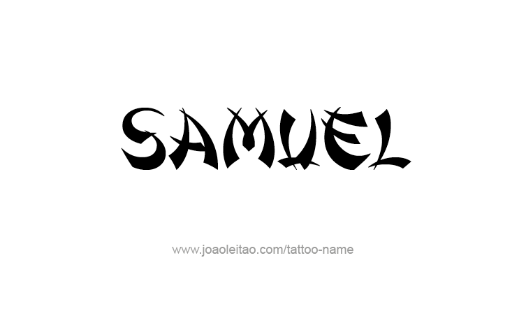 Tattoo Design Prophet Name Samuel
