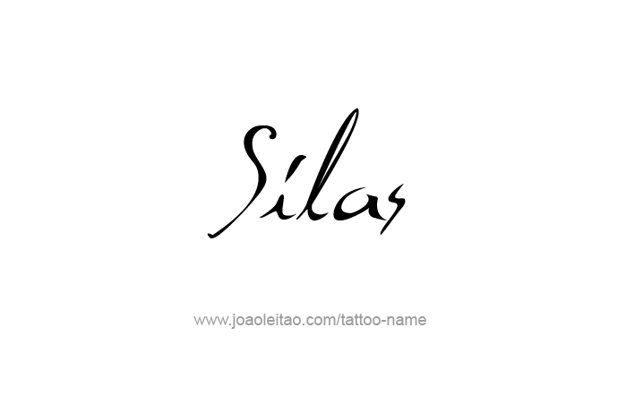 Tattoo Design Prophet Name Silas