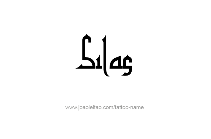 Tattoo Design Prophet Name Silas