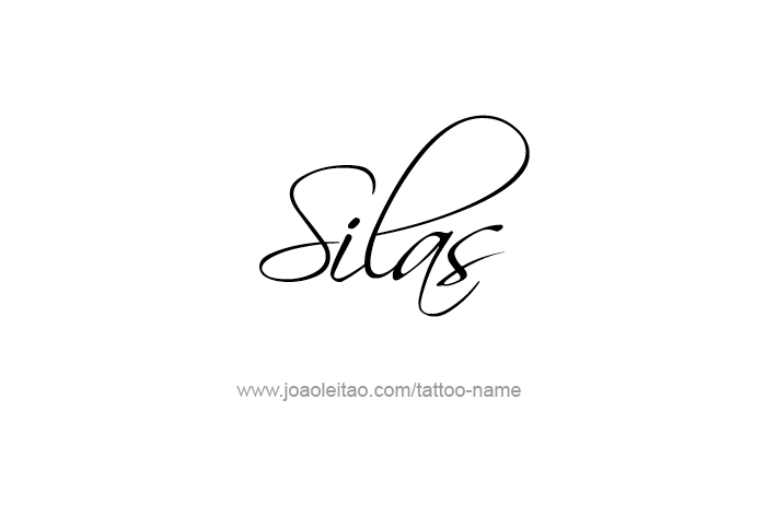 Tattoo Design Prophet Name Silas