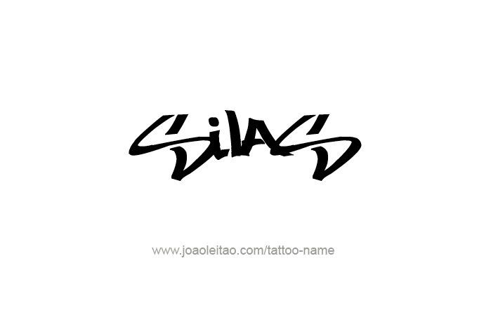 Tattoo Design Prophet Name Silas