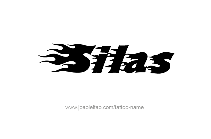 Tattoo Design Prophet Name Silas