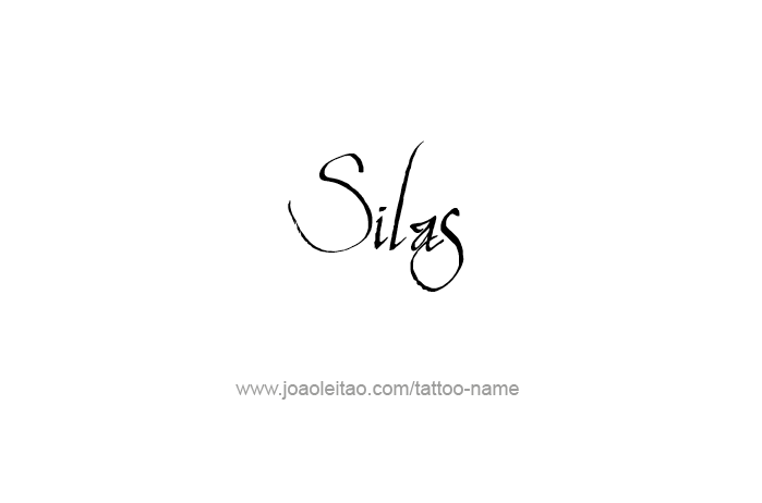 Tattoo Design Prophet Name Silas