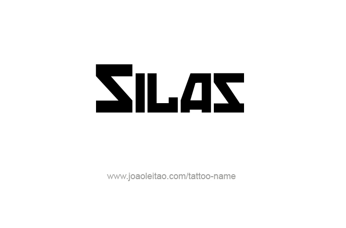 Tattoo Design Prophet Name Silas