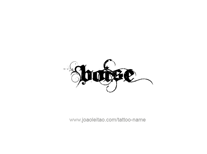 Tattoo Design USA Capital City Name Boise