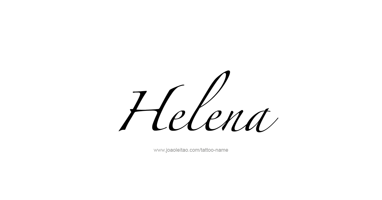 Tattoo Design USA Capital City Name Helena