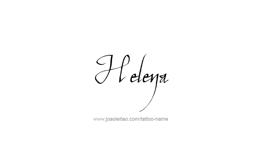 Tattoo Design USA Capital City Name Helena