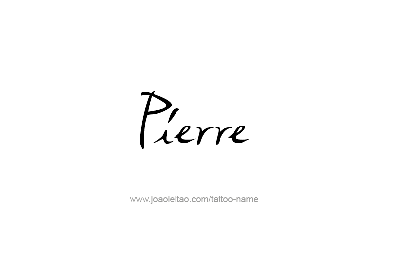 Tattoo Design USA Capital City Name Pierre