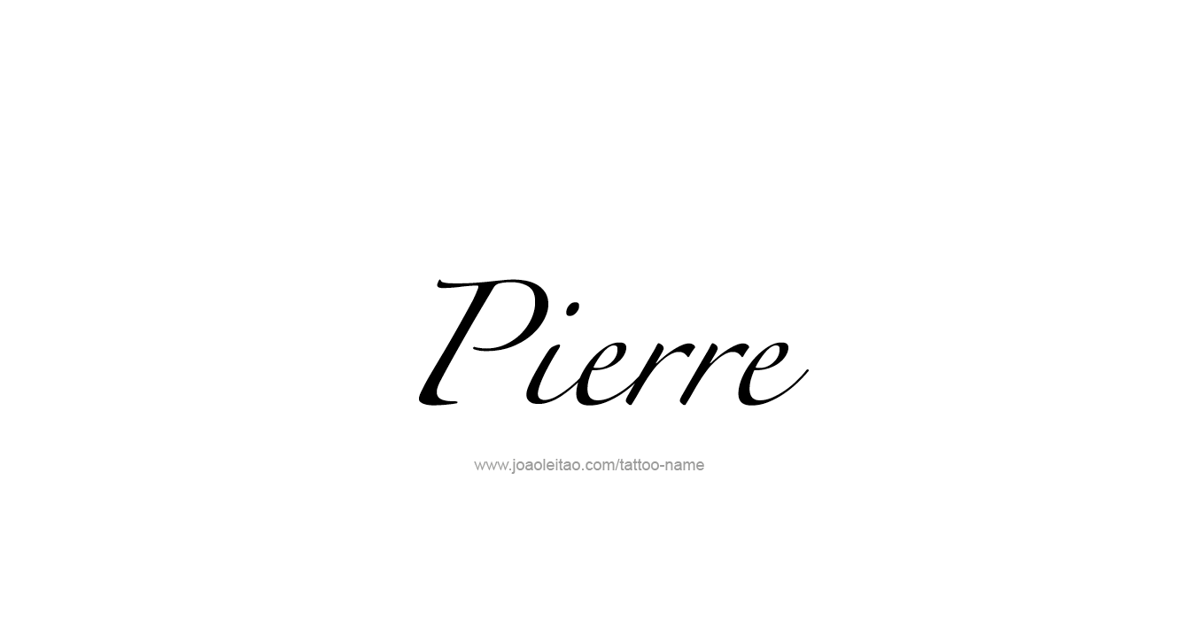 Tattoo Design USA Capital City Name Pierre