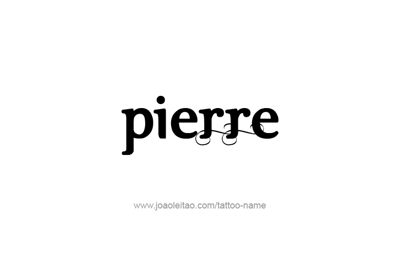 Tattoo Design USA Capital City Name Pierre