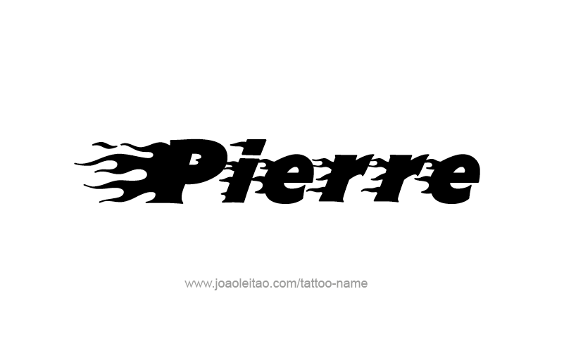 Tattoo Design USA Capital City Name Pierre