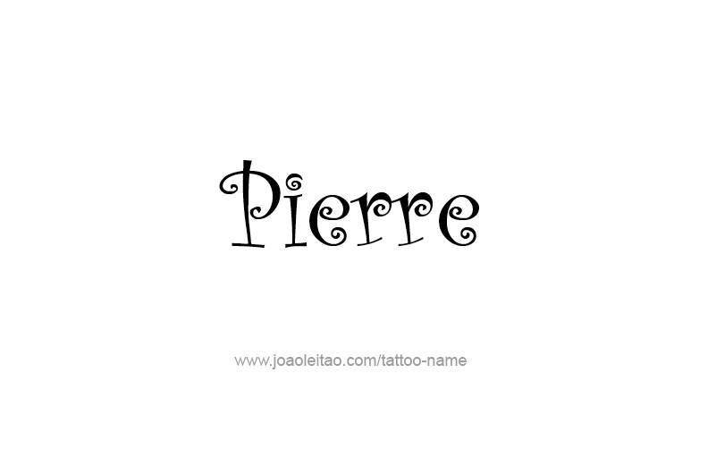 Tattoo Design USA Capital City Name Pierre