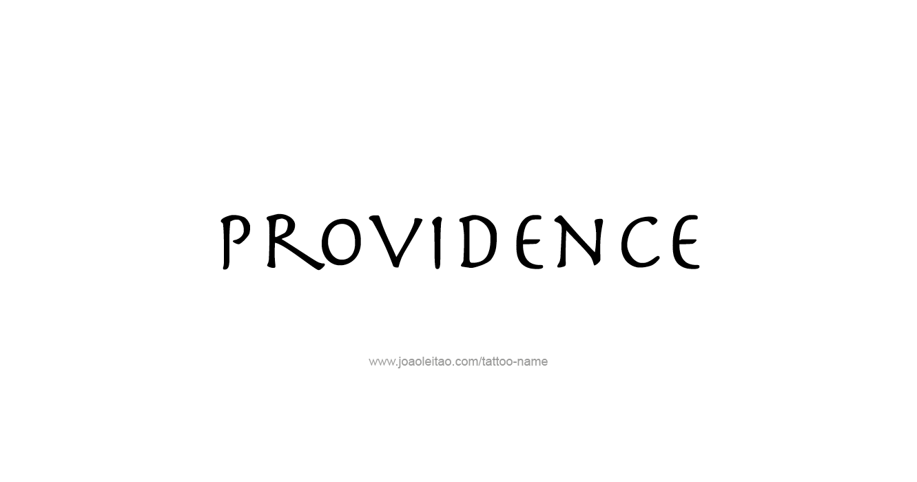 Tattoo Design USA Capital City Name Providence