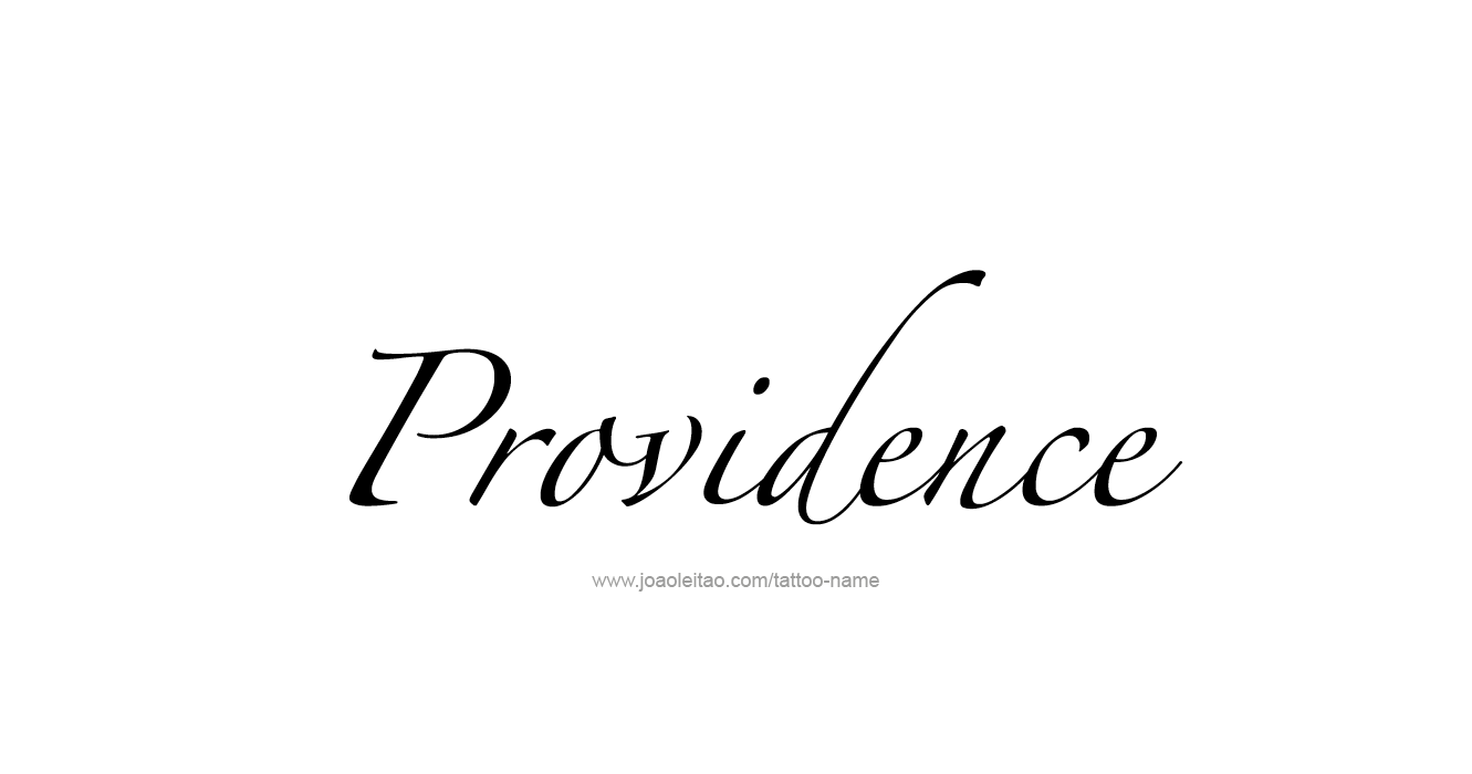 Tattoo Design USA Capital City Name Providence