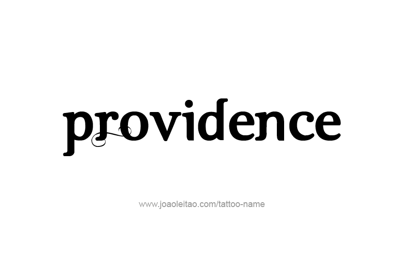 Tattoo Design USA Capital City Name Providence