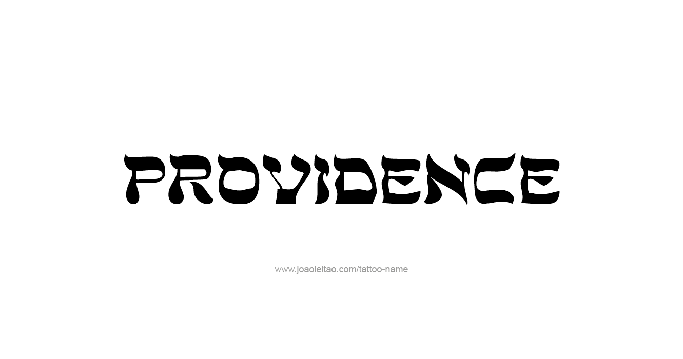 Tattoo Design USA Capital City Name Providence