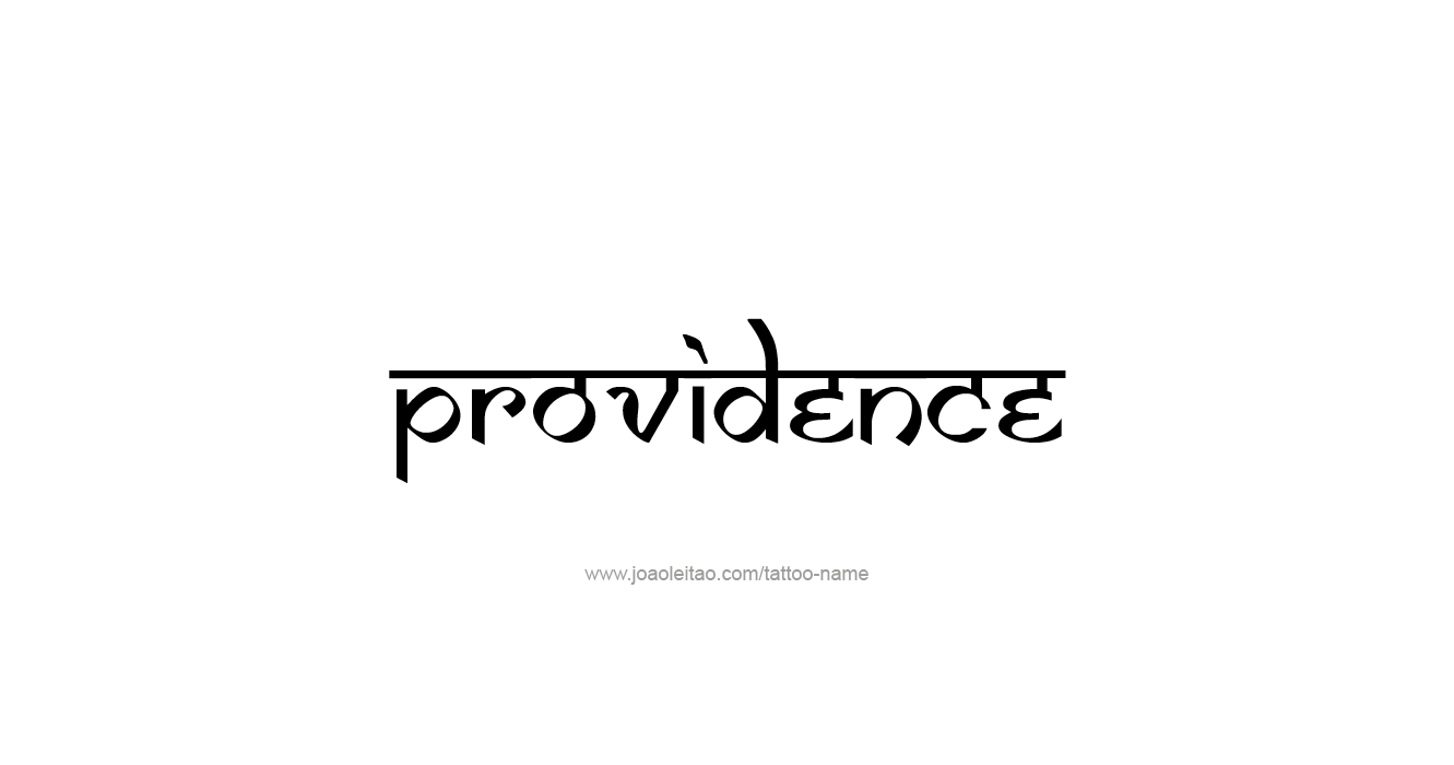 Tattoo Design USA Capital City Name Providence