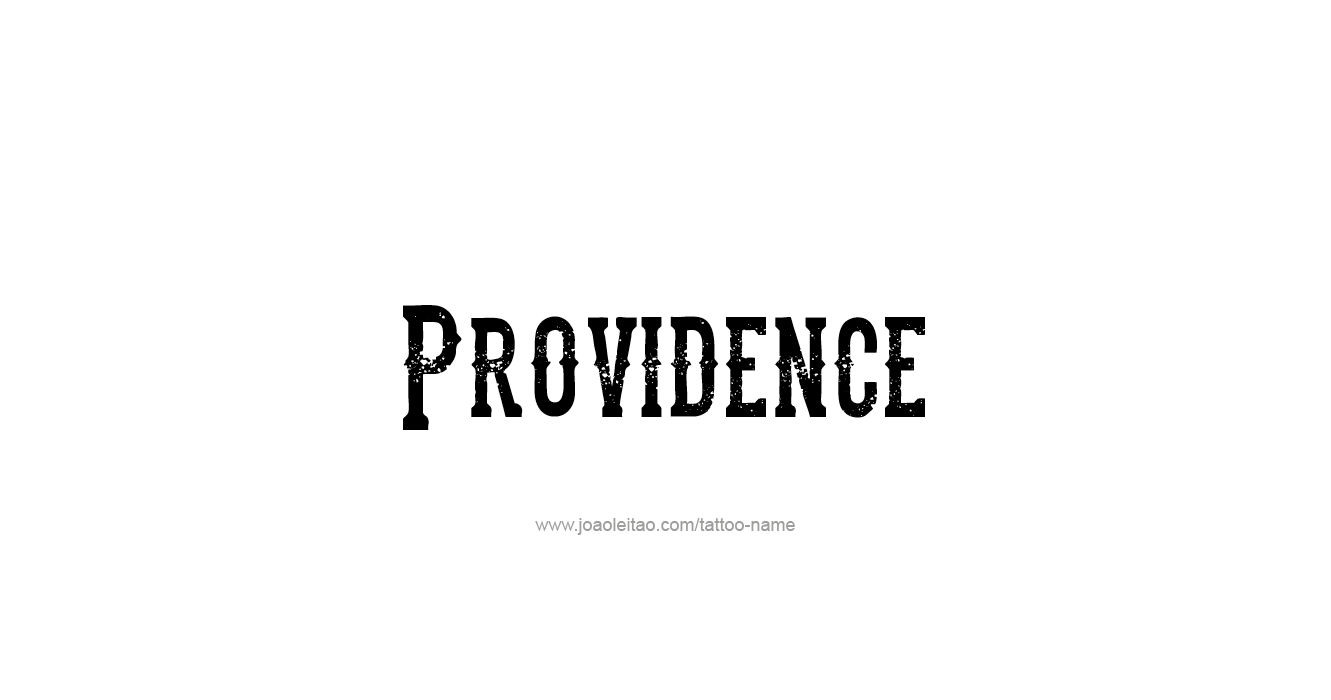 Tattoo Design USA Capital City Name Providence