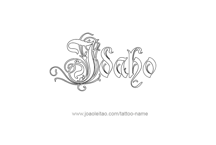 Tattoo Design USA State Name Idaho