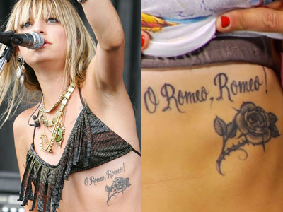Juliet Simms Name Tattoo