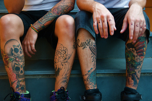 Calves Tattoo for Men - Various Calves and Leg Tattoo Design Ideas