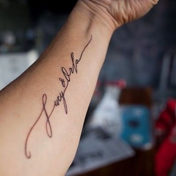Arm Name Tattoo Image