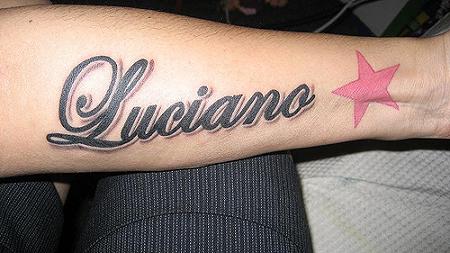 Arm Name Tattoo Image