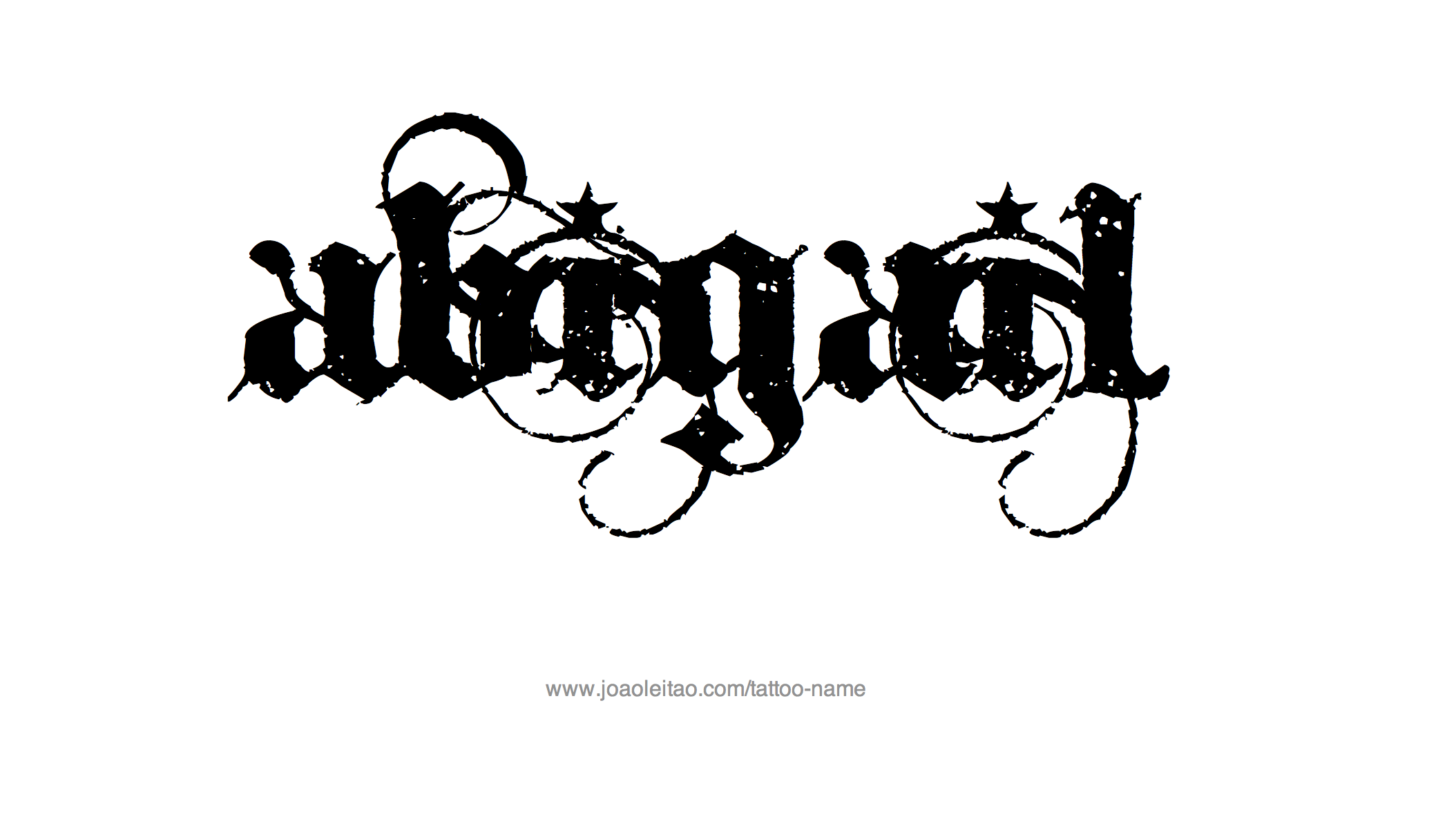 Tattoo Design Name Abigail 