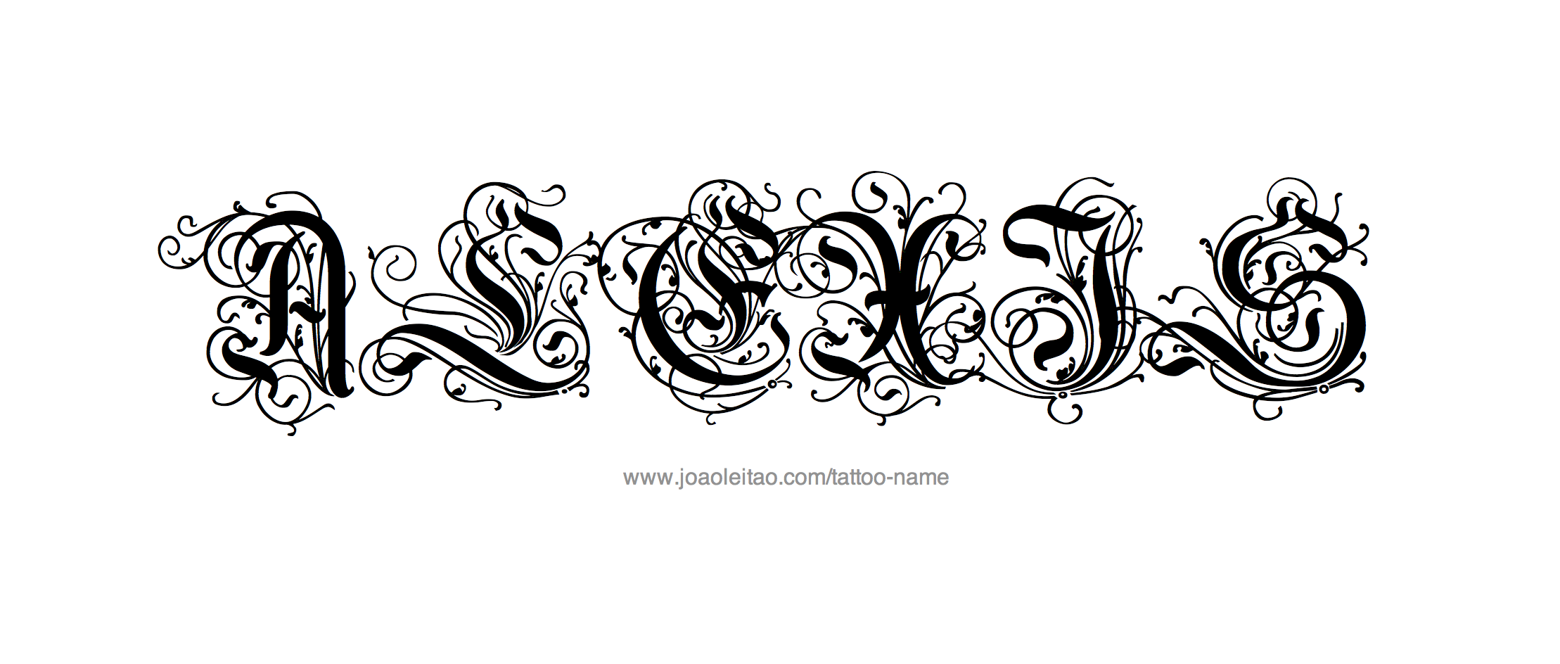 Tattoo Design Name Alexis 