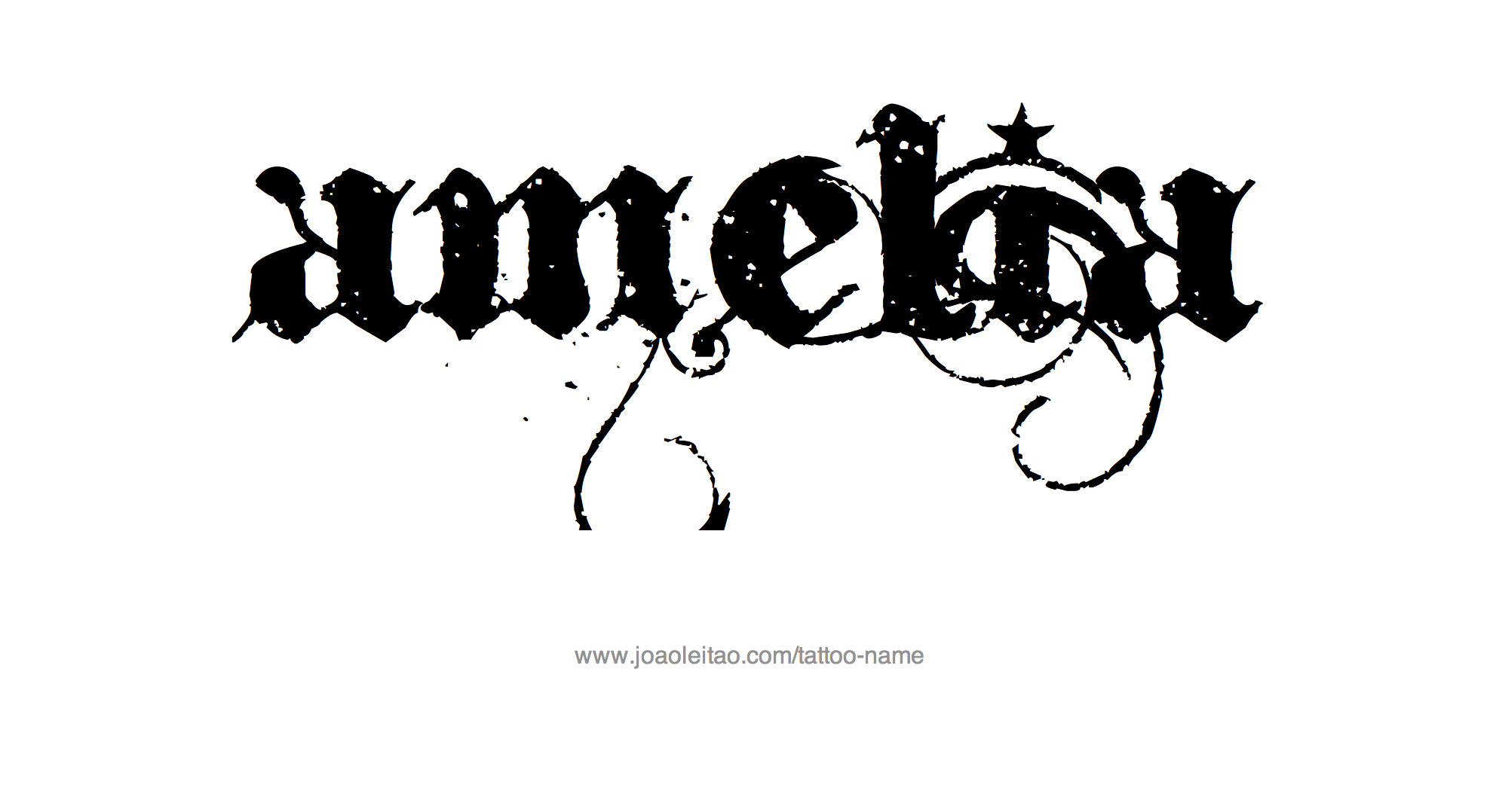 Tattoo Design Name Amelia 