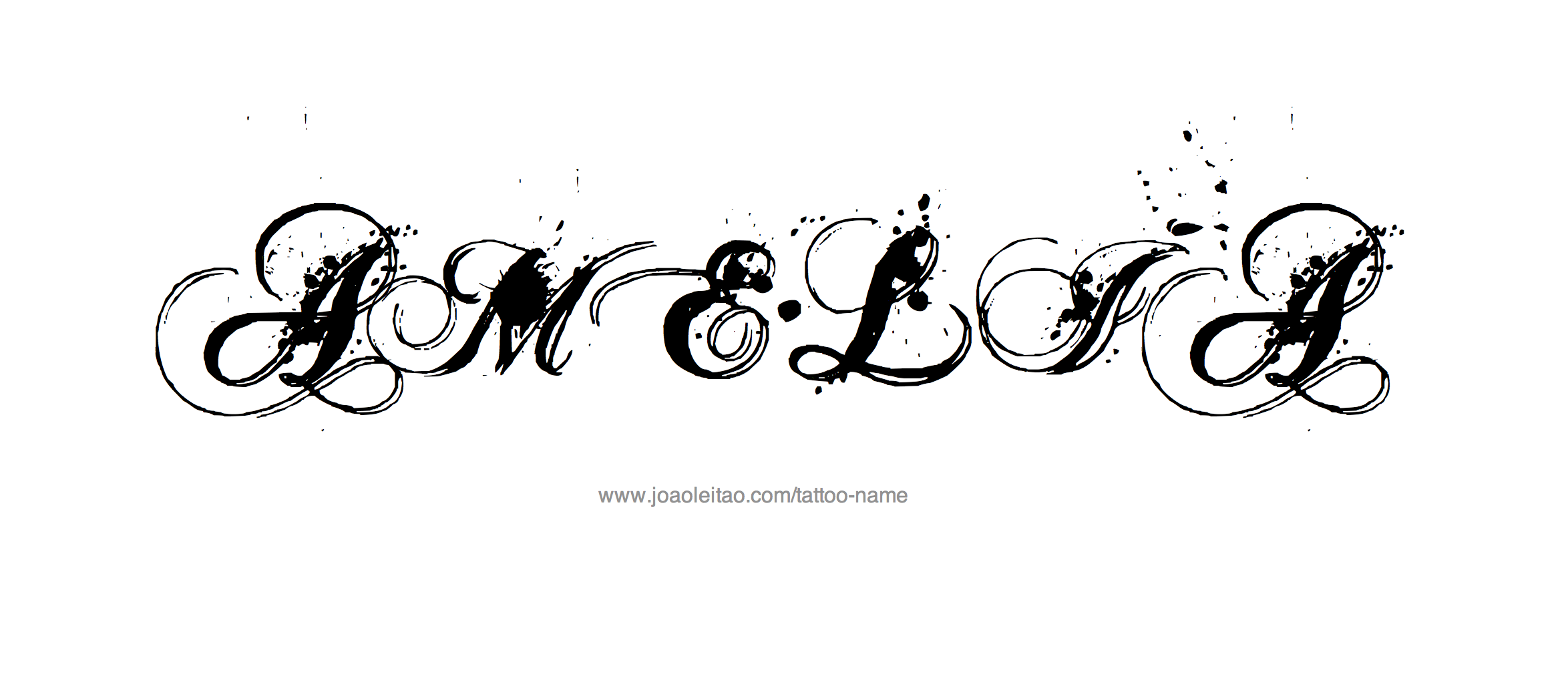 Tattoo Design Name Amelia 