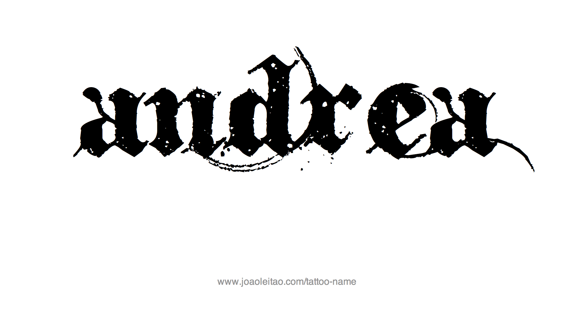 Tattoo Design Name Andrea 