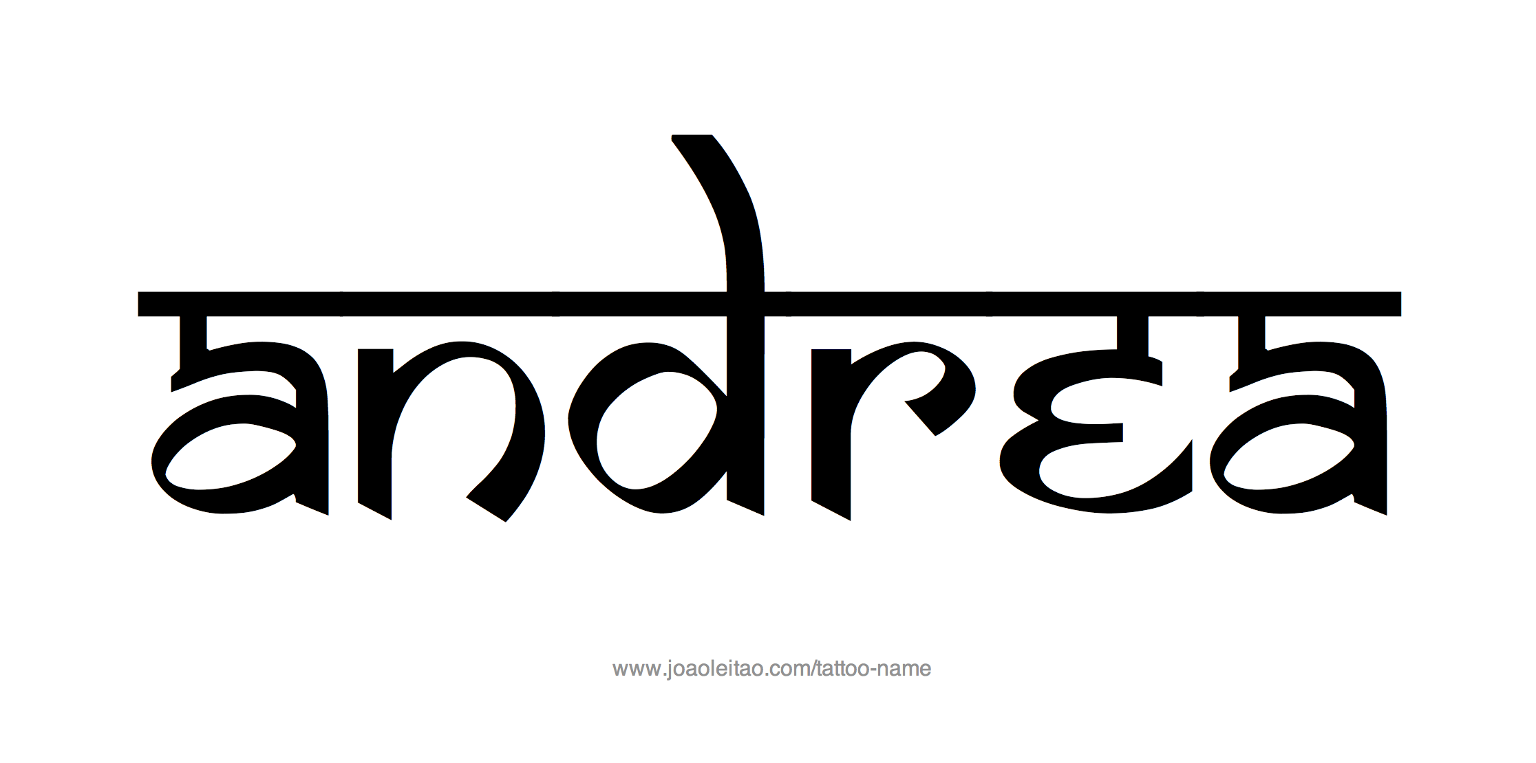 Tattoo Design Name Andrea 