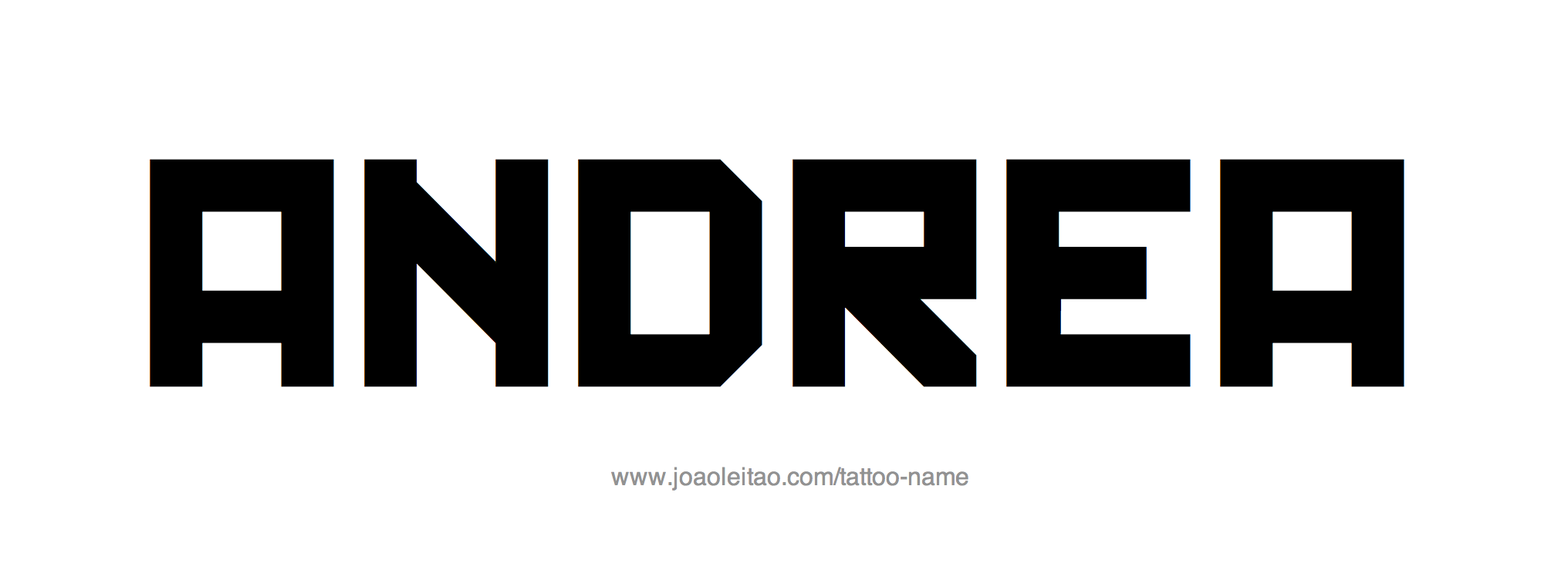 Tattoo Design Name Andrea 