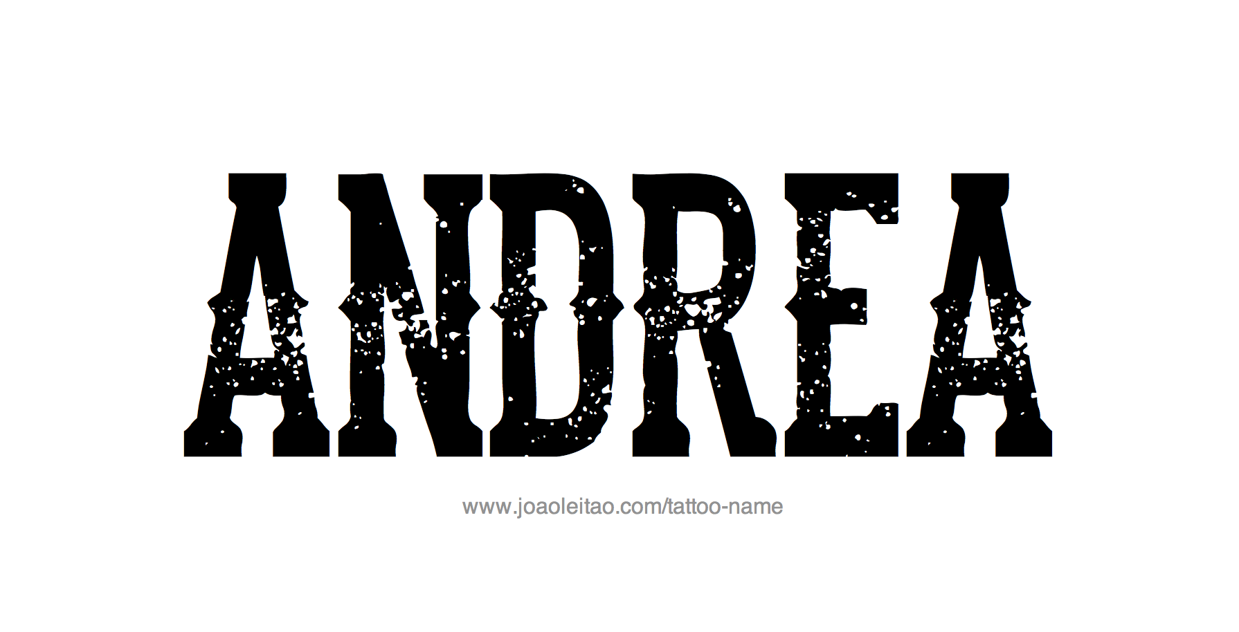 Tattoo Design Name Andrea 