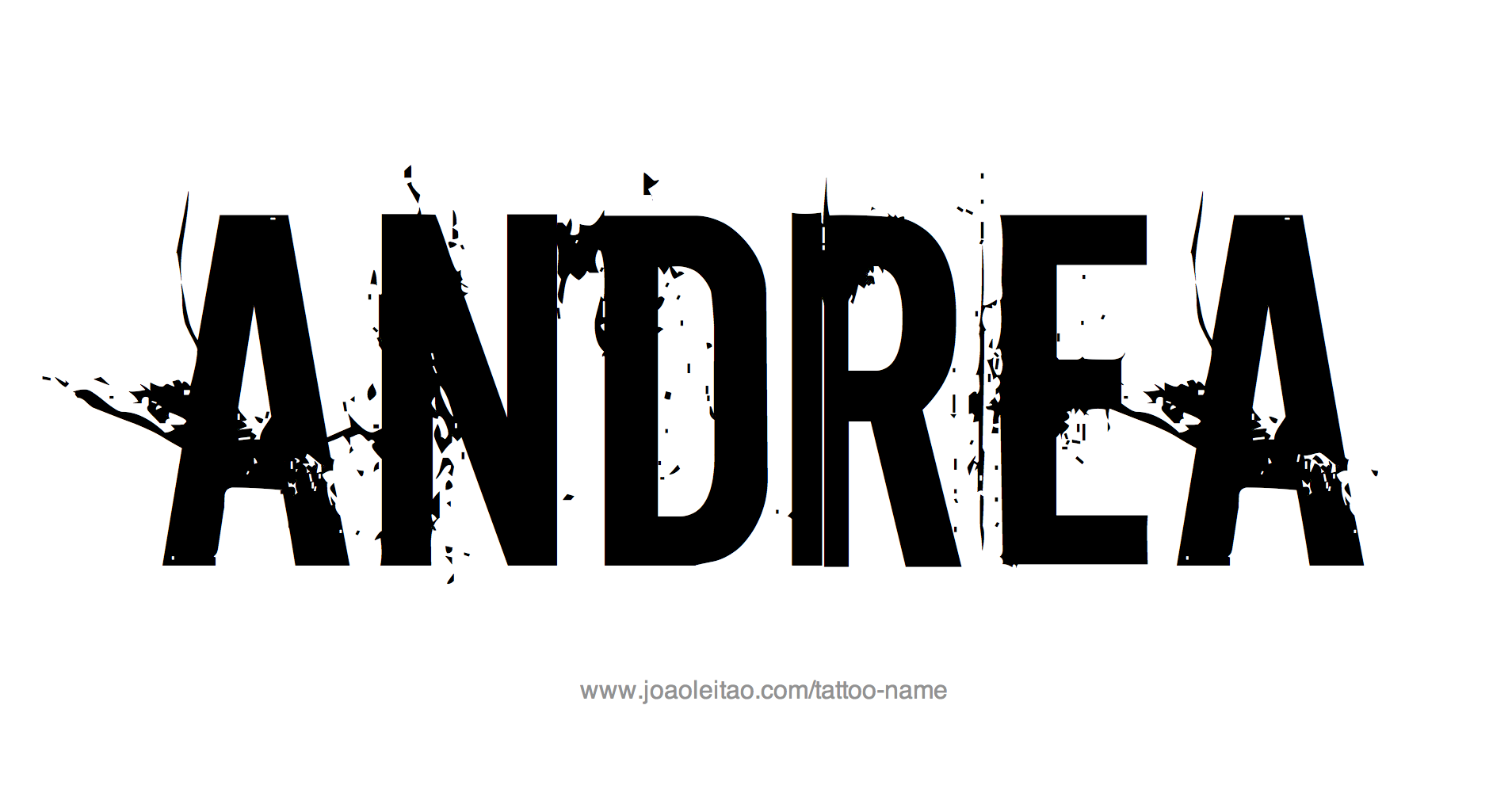 Tattoo Design Name Andrea 