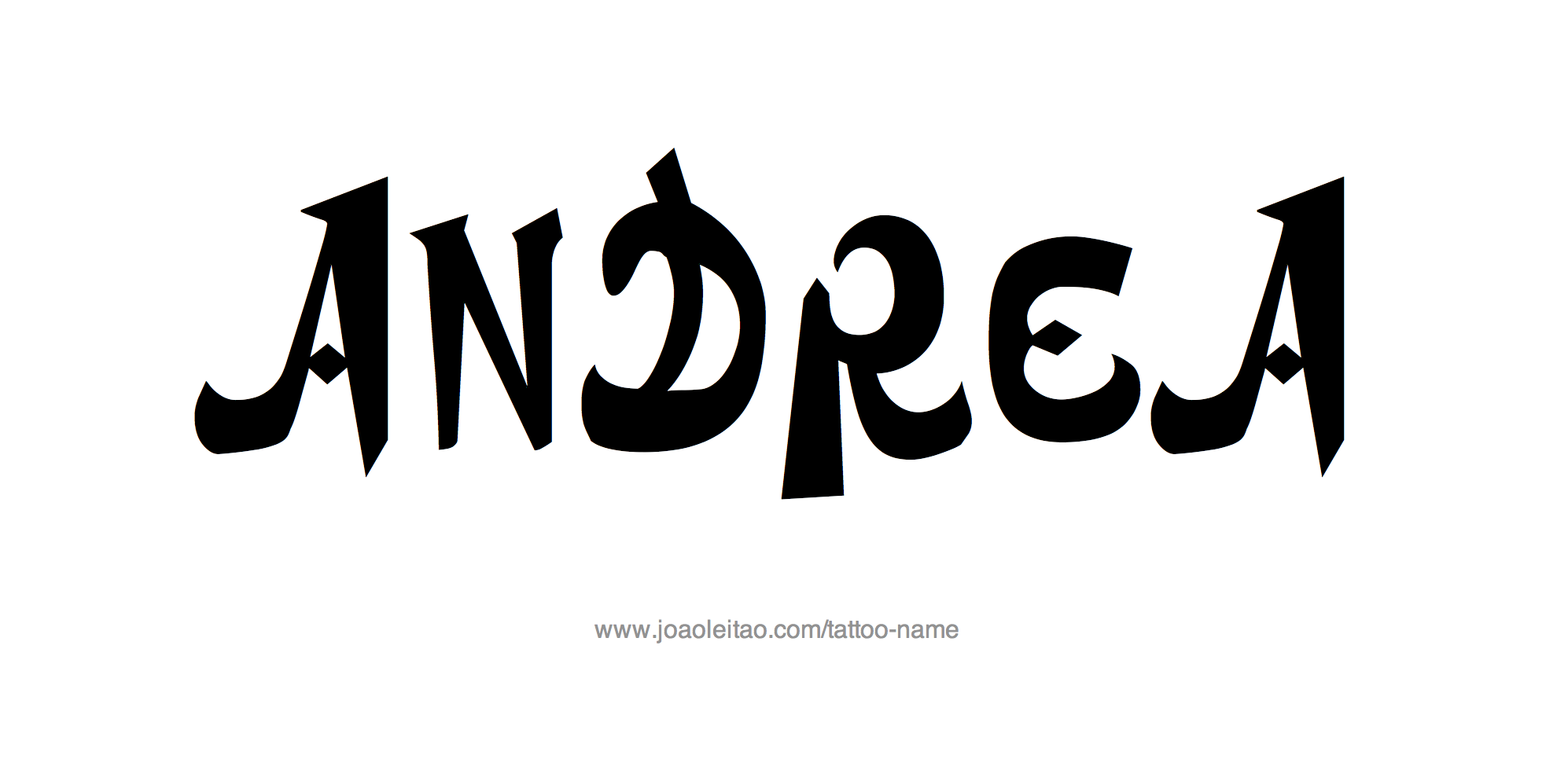 Tattoo Design Name Andrea 