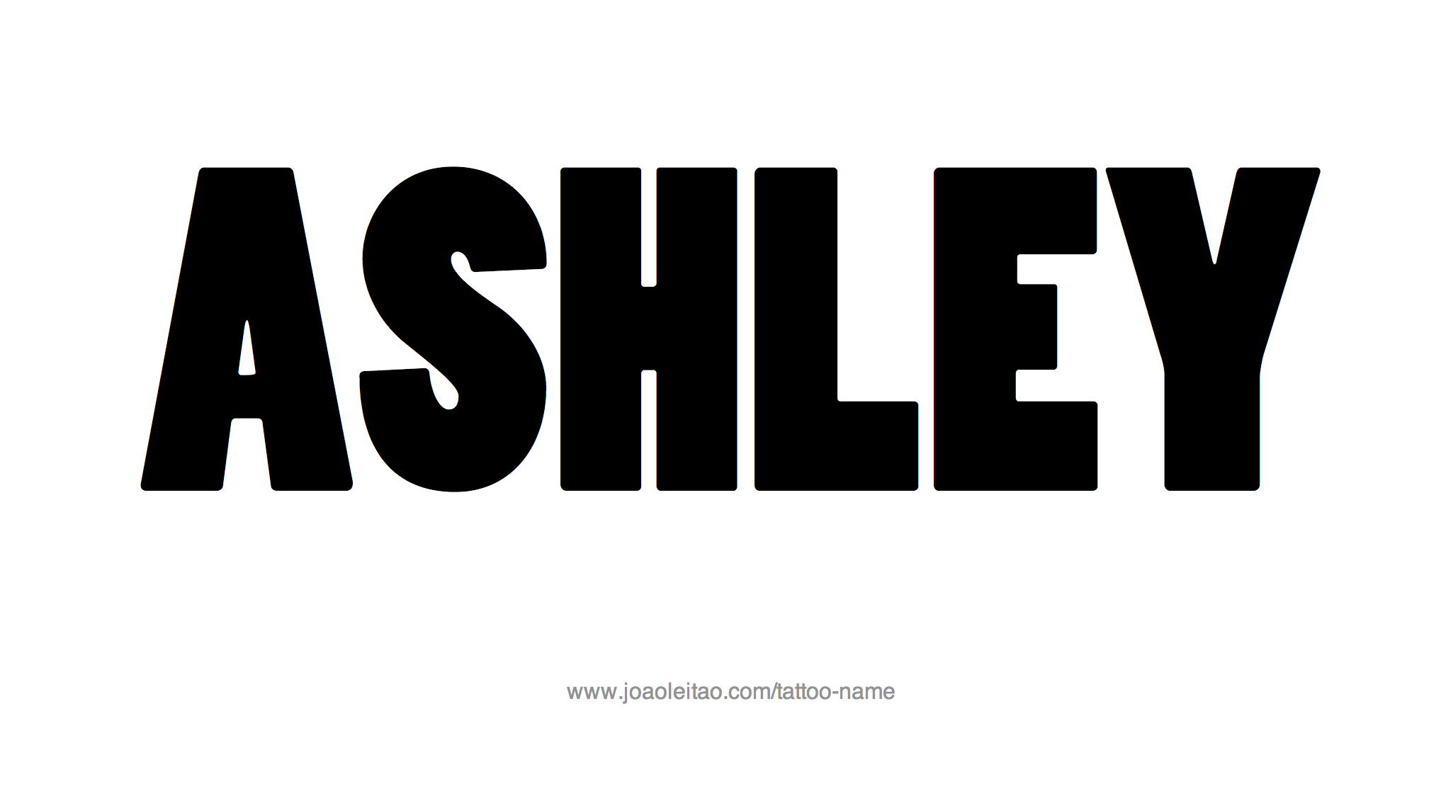 Tattoo Design Name Ashley 