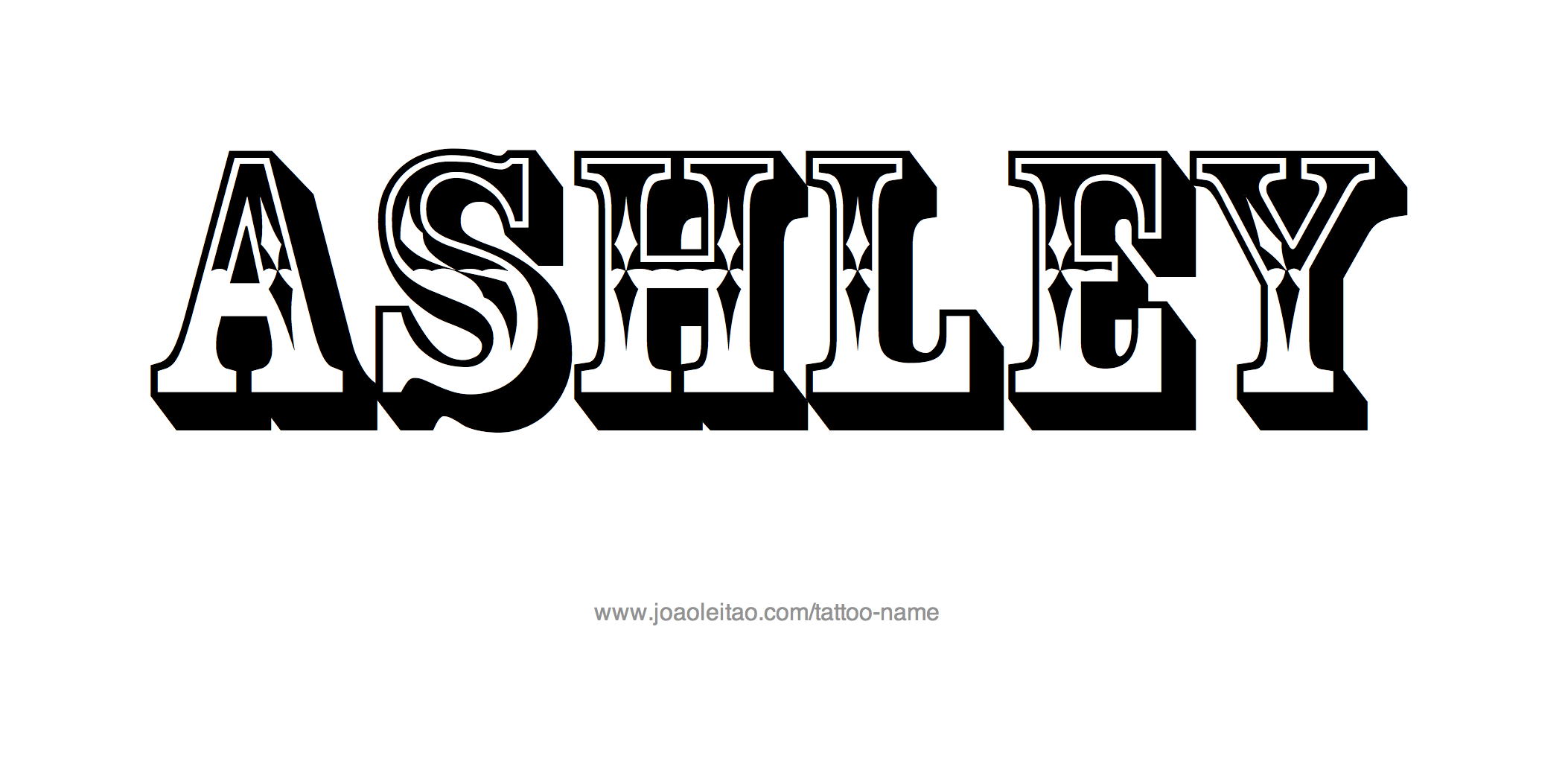 Tattoo Design Name Ashley 