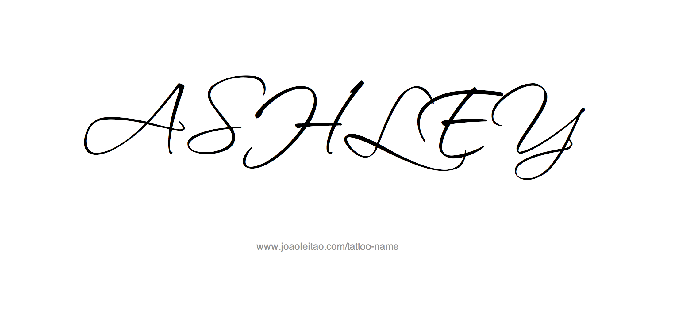 Tattoo Design Name Ashley 