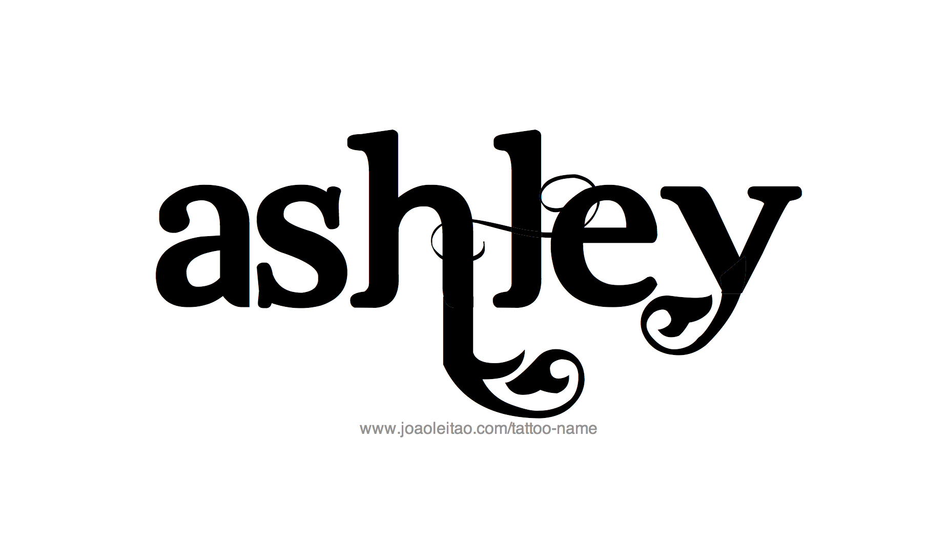 Tattoo Design Name Ashley 