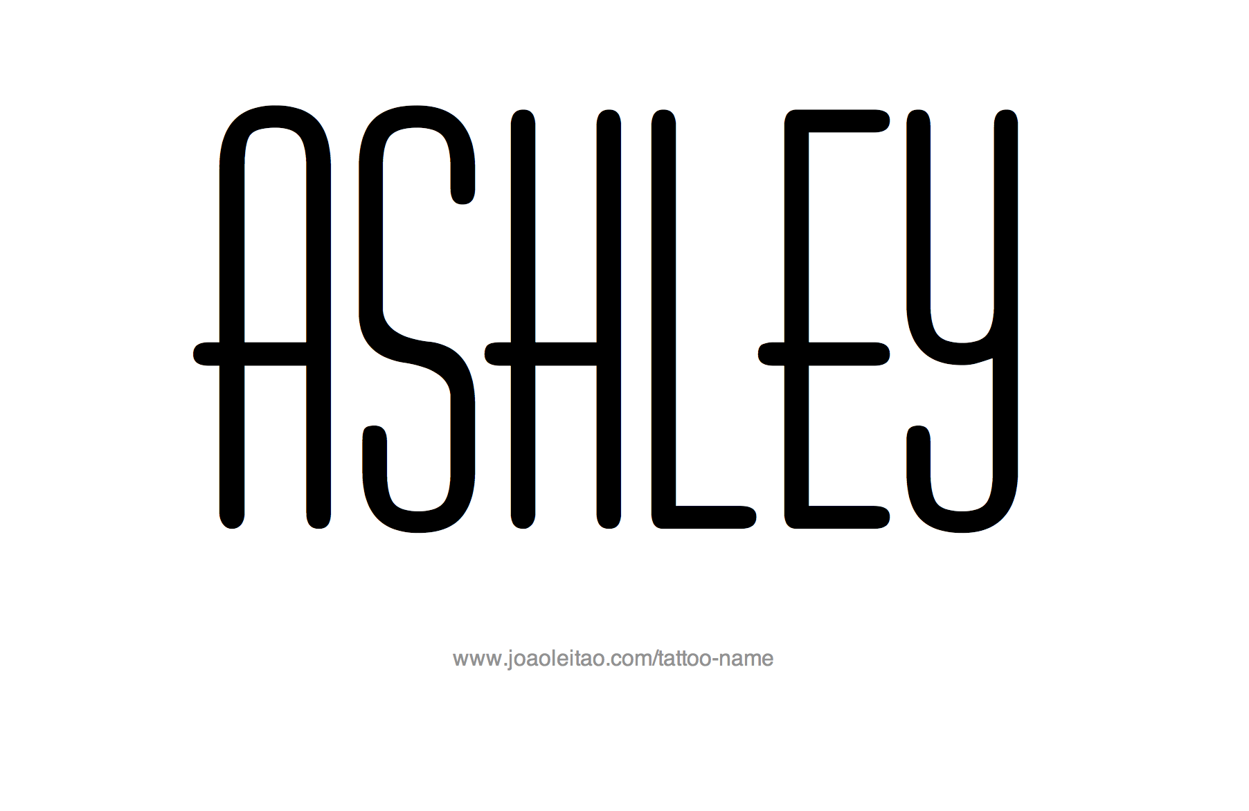 Tattoo Design Name Ashley 